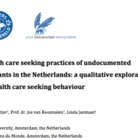 Voorkant rapport Health care seeking practices of undocumented migrants in the Netherlands
