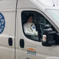 Janine in de Zorgbus